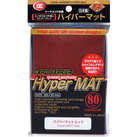 KMC Standard Card Sleeves Hyper Matte Red (80)